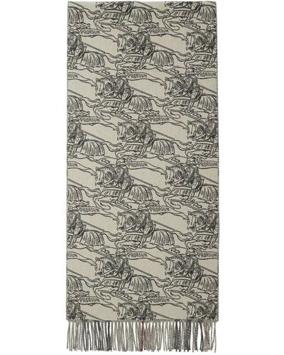 Burberry Vintage Check Reversible Scarf - Grey
