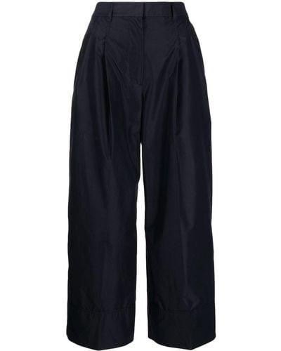 3.1 Phillip Lim Pleat-detailing Tailored-cut Trousers - Blue
