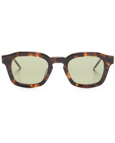 Thom Browne Wayfarer-frame Sunglasses - Brown