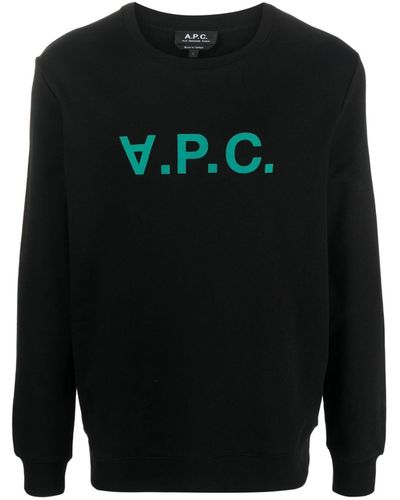 A.P.C. Viva Cotton Sweatshirt - Black