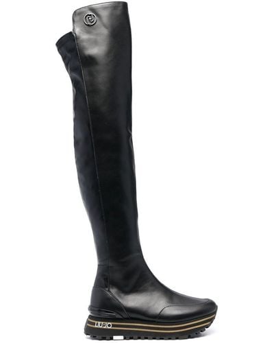 Liu Jo Maxi Wonder 27 Thigh Boots - Black