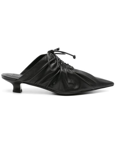 By Malene Birger Mules Masey con tacón de 35 mm - Negro