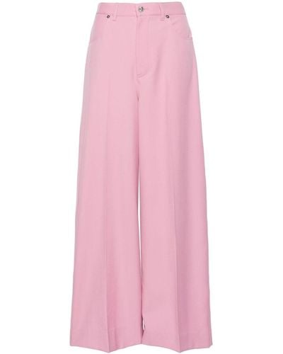 Gucci Klassische Hose mit Bügelfalten - Pink