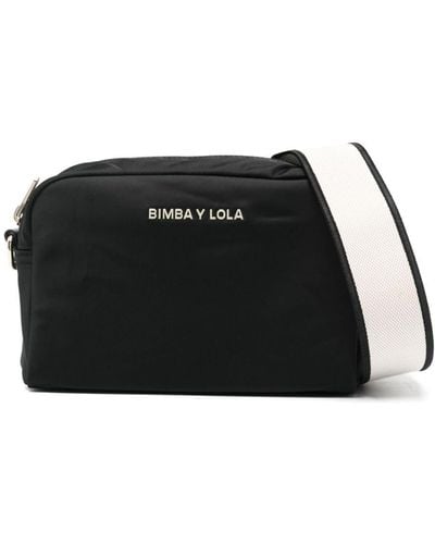Bimba Y Lola Logo-plaque Cross Body Bag - Black