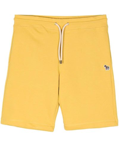 PS by Paul Smith Joggingshorts aus Jersey - Gelb