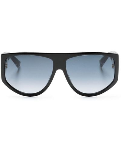 Missoni Shield-frame Gradient-lenses Sunglasses - Blue