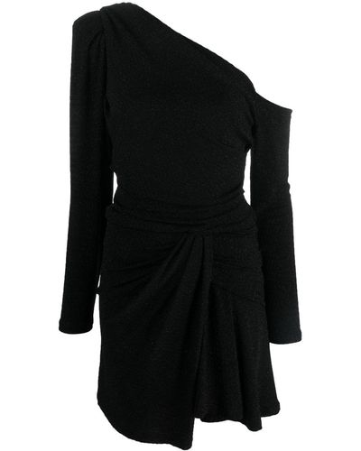 IRO Kleid mit asymmetrischem Schnitt - Schwarz