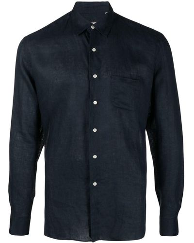 Peninsula Button-up Overhemd - Blauw