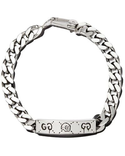 Gucci Ghost Chain Bracelet - Metallic