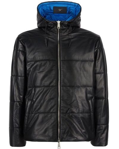 Giuseppe Zanotti Aidak Leather Jacket - Black
