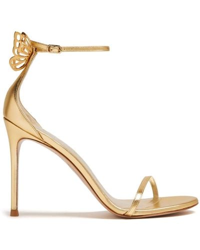 Sophia Webster Butterfly-detailed Stiletto Sandals - Natural