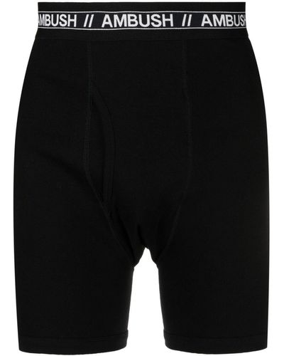 Ambush Shorts mit Logo-Bund - Schwarz