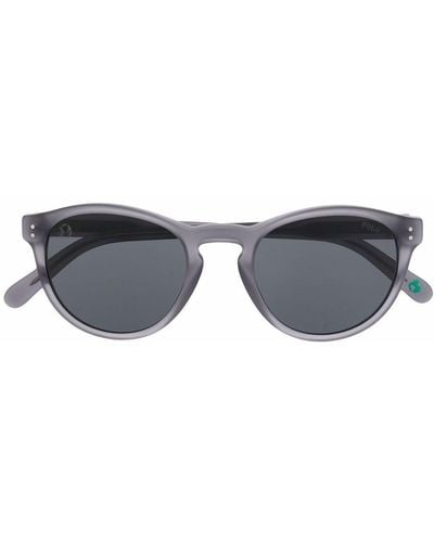 Polo Ralph Lauren Sonnenbrille mit rundem Gestell - Grau