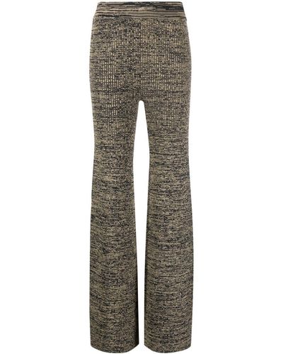 Remain Soleima Straight-leg Knitted Pants - Gray