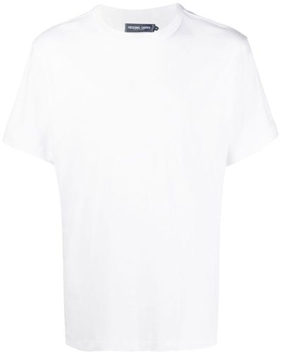 Frescobol Carioca Camiseta con cuello redondo - Blanco