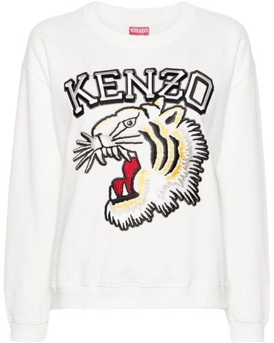 KENZO Varsity Jungle Tiger スウェットシャツ - ホワイト