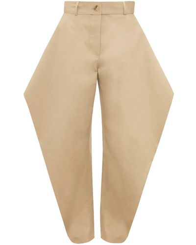 JW Anderson Straight-leg Belted Pants - Natural