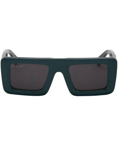 Off-White c/o Virgil Abloh Leonardo Square-frame Sunglasses - Blue