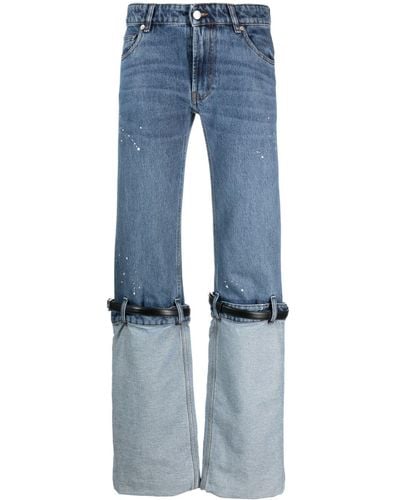 Coperni Tweekleurige Jeans - Blauw