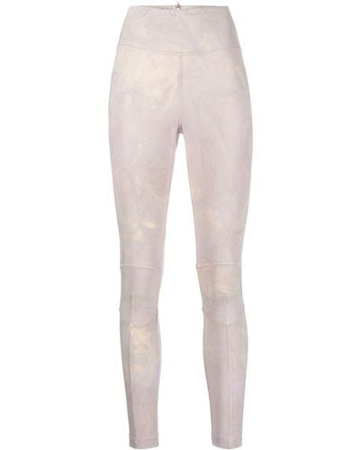 3 MONCLER GRENOBLE Abstract Pattern leggings - Multicolor
