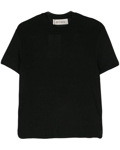 Rohe Klassisches T-Shirt - Schwarz