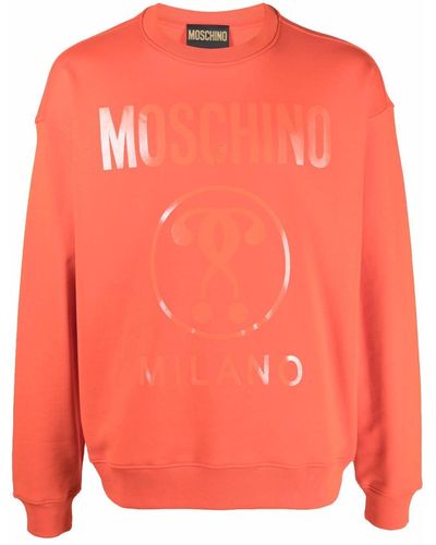 Moschino ロゴ スウェットシャツ - オレンジ