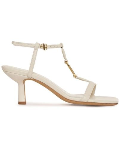 Anine Bing Kiera 50mm Square-toe Sandals - White
