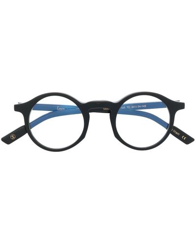 Lesca ラウンド眼鏡フレーム - ブルー