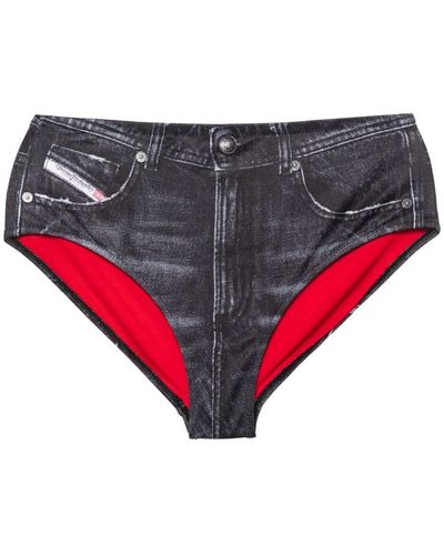 DIESEL Bfpn-bichys Bikini Bottom - Red