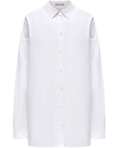 12 STOREEZ Albini Hemd aus Bio-Baumwolle - Weiß