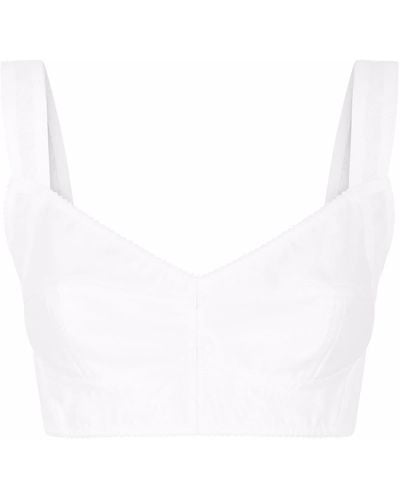 Dolce & Gabbana Cropped Top - Wit