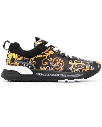 Versace Couture Fondo Dynamic Sneakers - Black