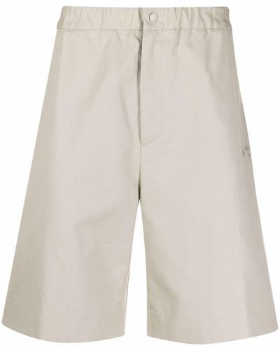 Off-White c/o Virgil Abloh Elastische Bermuda Shorts - Naturel