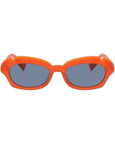 Alain Mikli Tinted Round-frame Sunglasses - Blue
