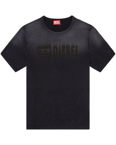 DIESEL T-Adjust-K4 T-Shirt aus Bio-Baumwolle - Schwarz
