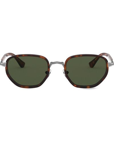 Persol Tortoiseshell Tinted Sunglasses - Green