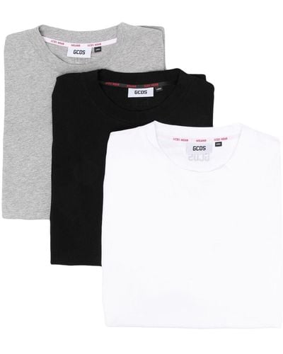 Gcds Set aus drei T-Shirts mit Logo-Print - Schwarz