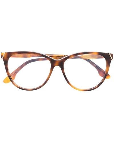 Victoria Beckham Cat-Eye-Sonnenbrille in Schildpattoptik - Braun