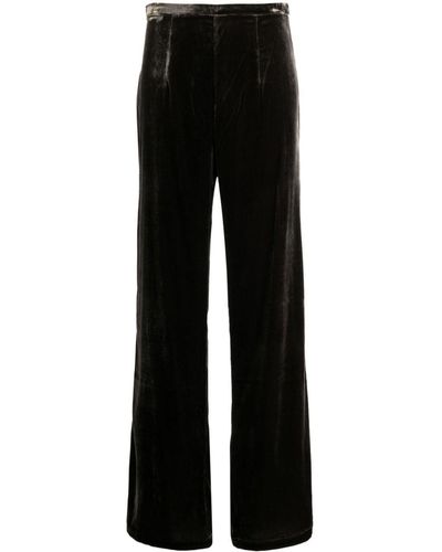 LeKasha High-waisted Flared Trousers - Black