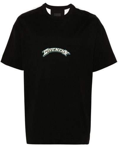 Givenchy T-shirt en coton à imprimé graphique - Noir