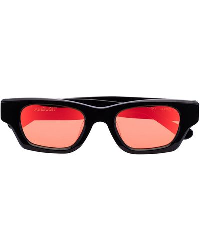 Ambush Rectangular-frame Sunglasses - Black