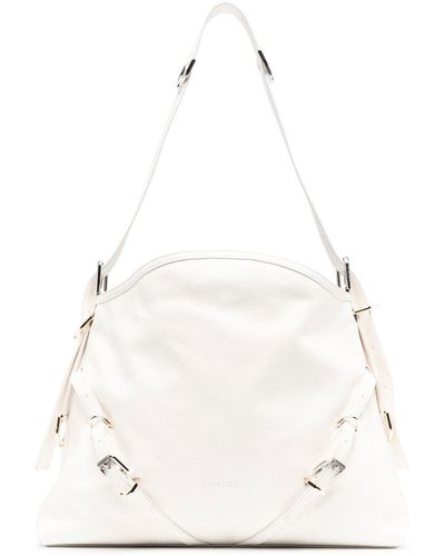 Givenchy Borsa a spalla voyou in pelle - Bianco