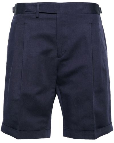 Briglia 1949 Amalfis Pleat-detail Bermuda Shorts - Blue