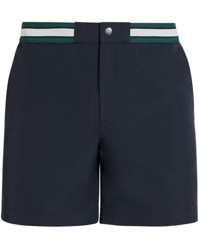 CHE Striped-waistband Deck Shorts - Blue