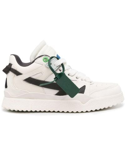 Off-White c/o Virgil Abloh Sponge Mid-top Sneakers - White