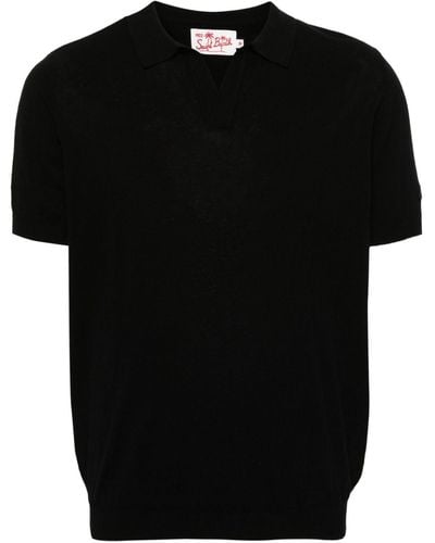 Mc2 Saint Barth Sloan Cotton Polo Shirt - Black
