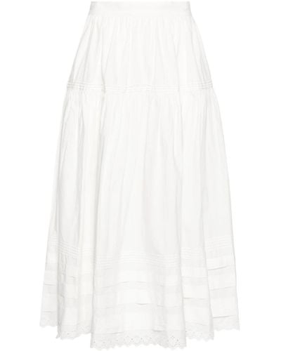 Doen Sebastiane A-line Skirt - White