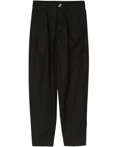 Giambattista Valli Mid-rise Tapered Pants - Black