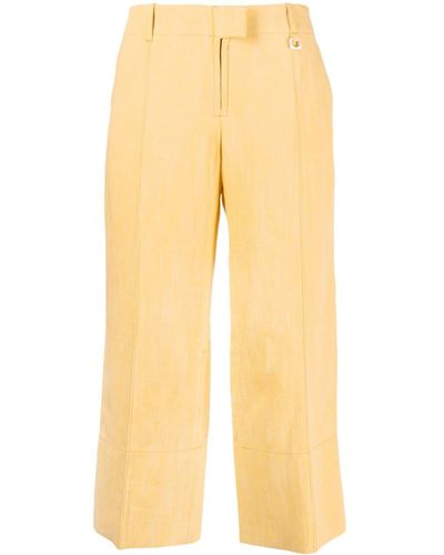 Jacquemus Le Pantalon Areia Linen Pants - Yellow