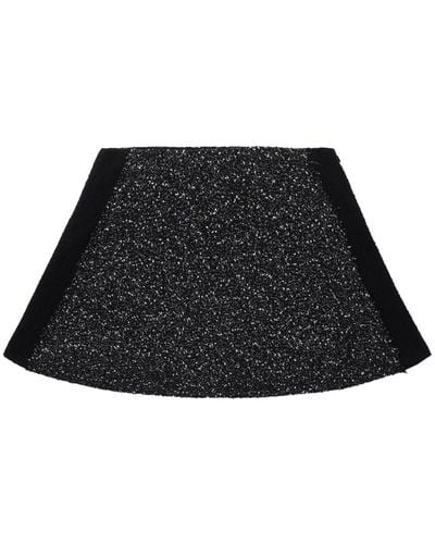 Rag & Bone Elsie A-line Tweed Miniskirt - Black
